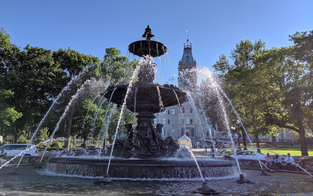 Quebec City Fountain